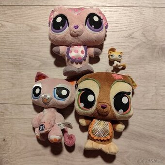 LPS sada plyšových zvířátek