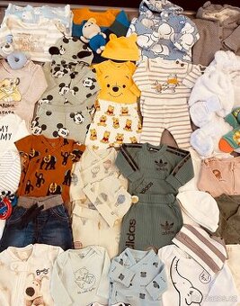 Balík oblečení na miminko 0-6 m unisex