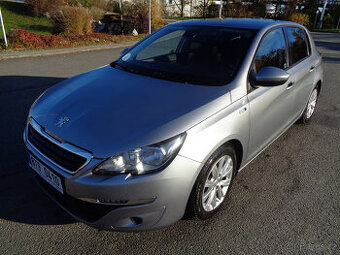 PEUGEOT 308 1.6 HDi STYLE,KOUPENO ČR,1.MAJITEL,SERVISKA