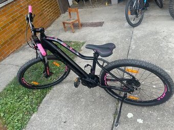 DÁMSKÉ HORSKÉ ELEKTROKOLO MAXBIKE TORVI ČERNO RUŽOVÁ