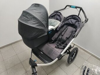 Thule urban glide 2 double + hluboká korba - 1