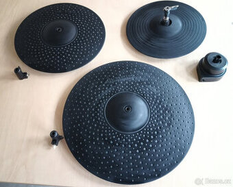 činely crash, ride, hi-hat pre elektrické bicie