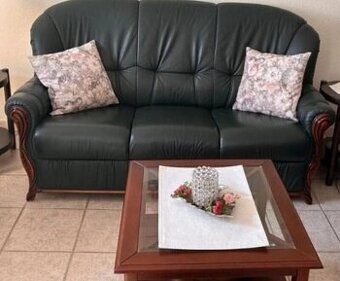 Luxusní italská kožená sedačka, 4094