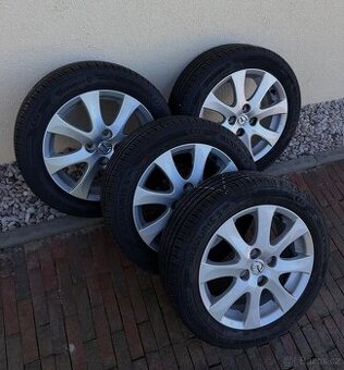 Kola 4x100 15 s letním pneu 185/55 R15