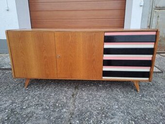 atypická retro komoda J. JIROUTEK č.2-top stav - jako nová