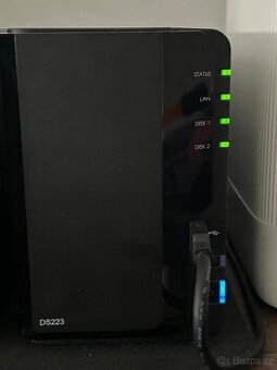 Synology DS223 NAS v záruce zakoupen 07/2025 výkonné domácí