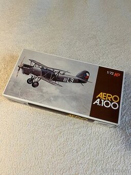 Model letadla 1:72 Aero A-100 Kovozavody Prostějov 1988