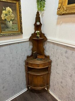 Starožitná rohová skříňka / komoda (144019)