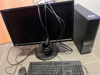 Počítác + monitor + klávesnice + mys
