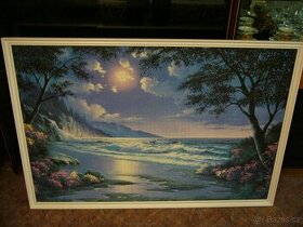 Složené puzzle obraz v rámu mořské pobřeží
