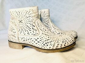 Kotníkové boty z Itálie, pravá kůže L'ESTROSA