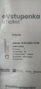 Muzikál Dracula 18.5.2024