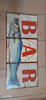 Plechové cedule BAR