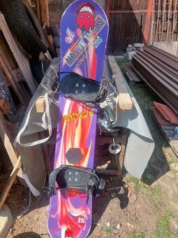 Snowboard 147cm s vazanim - 1