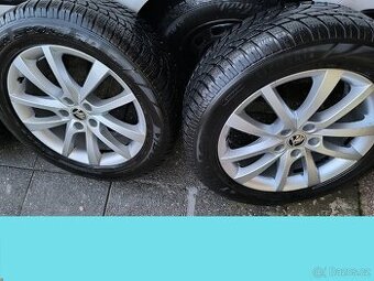 Originál ALU kola Škoda Elbrus 7Jx18", TPMS, 5x112, pneu