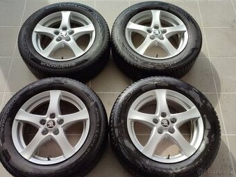 Pěkná Alu kola 16" 5x112 ET41 pneu 215/60/16