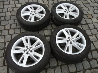 ALU KOLA + LETNÍ PNEU 205/55R17 SEAT 17" ŠKODA VW