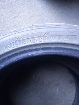 Letní pneu Dunlop 205/40 r 17