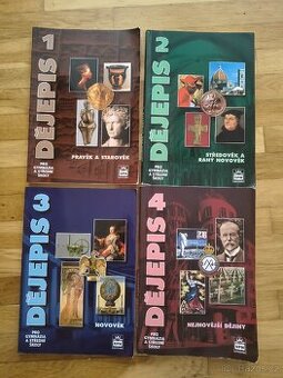 Učebnice dějepisu 1,2,3,4