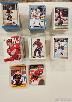 Hokejové kartičky 90.roky LOT D 1330ks