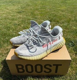 Yeezy Boost 350 v2 blue tint