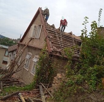 Demolice střech a menších objektů