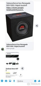Reproduktor + zesilovač