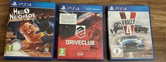 PS4 hry Driveclub, V-Rally 4