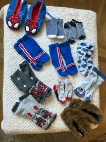 Set ponožek - bavlněné, protiskluzové, Star Wars, Spiderman