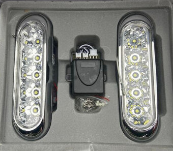 Světla pro denní svícení DRL-2x5 LED.12/24V.