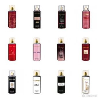 Parfémovaný Mist ( Tělový Sprej ) Různé druhy .