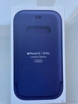 Apple kožený kryt s MagSafe pro iPhone 12/12 Pro nový