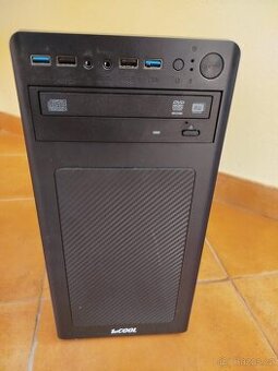 Skříň microtower + DVD