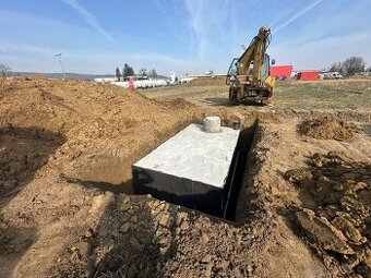 Betonové nádrže, doprava a montáž v ceně