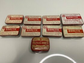 Prodám 9 starých krabiček od pastilek DORETTE - 1