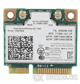 Síťová karta Intel Dual Band Wireless 7260AC miniPCIe