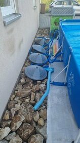Nadzemní bazén 4,5x2,2x0,85 s filtrací, solárním ohřevem