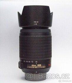 Nikon DX 55-200mm AF-S f/4-5.6G VR + UV Filtr - 1