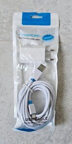 USB KABEL LIGHTNING 3M + NABÍJEČKA