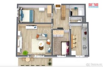 Prodej bytu 3+1, 63 m², Brno, ul. Spodní