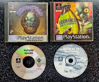 Hry na Playstation 1,2,3,4 + Euro demo PS1 disky