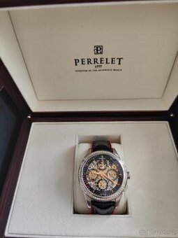 Luxusní hodinky PERRELET chronograf dual time