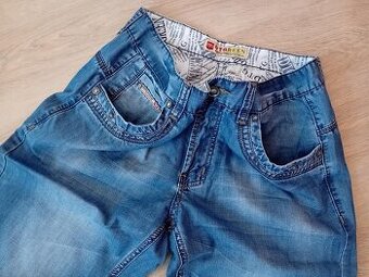 PÁNSKÉ LETNÍ KRAŤASY - vel.XL - /zn.Green - Jeans