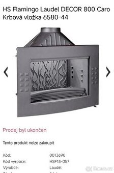 Krbová vložka Decor 800