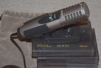 Mikrofon SONY ECM-MS907 pro digitální záznam,stojan. manuál