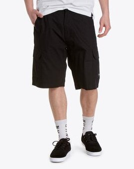 Pánské kraťasy Nugget Genius Cargo, Black Ripstop vel.34