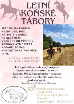 letní tábor na farmě u koní - 1