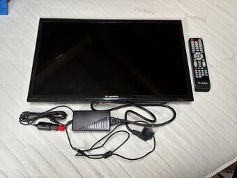 Karavanová TV Caratec CAV220P-D – 22”, 12V, DVD, DVB-T2, USB