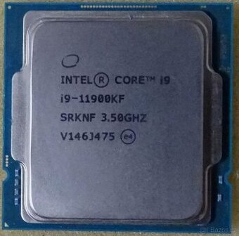 Intel Core i9-11900KF, 8C/16T, TDP 127W, bez chladice