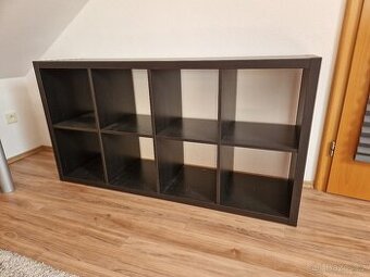 IKEA KALLAX knihovna/regál černohnědá